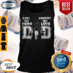 Pittsburgh Steelers Nfl Dad A Son’s First Hero A Daughter’s First Love Tank Top