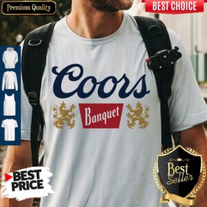 Premium Coors Banquet Beer Logo Shirt