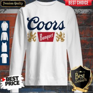 Premium Coors Banquet Beer Logo Sweatshirt
