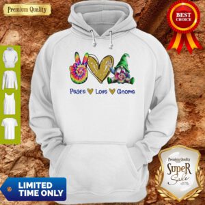 Premium Peace Love Gnome Hoodie