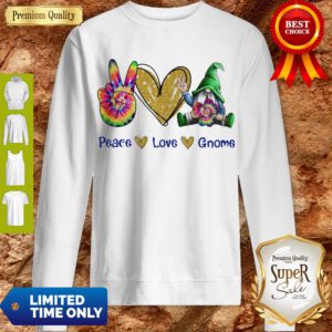 Premium Peace Love Gnome Sweatshirt