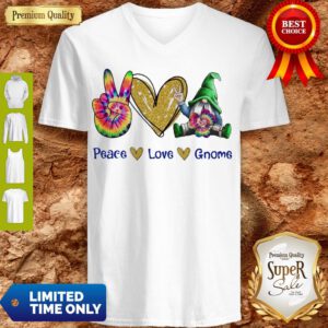 Premium Peace Love Gnome V-neck