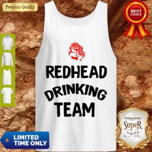 Premium Redhead Drinking Team Tank Top