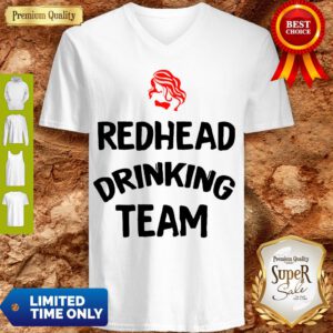 Premium Redhead Drinking Team V-neck