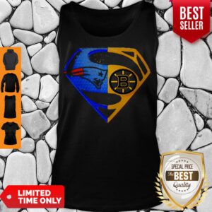 Premium Superhero New England Patriots And Boston Bruins Diamond Tank Top