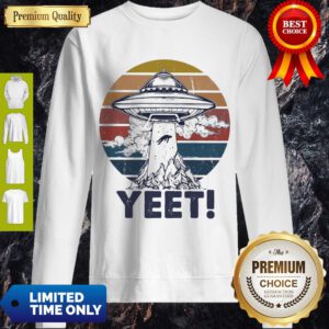 Premium UFO Alien Yeet Vintage Sweatshirt