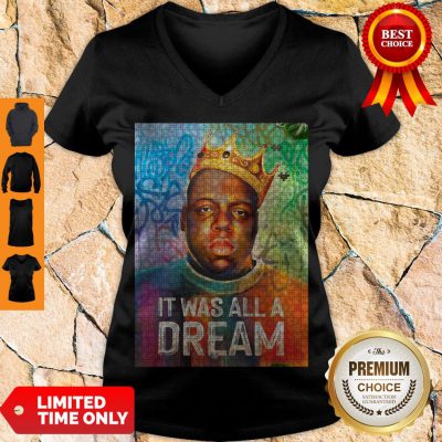 Pretty Biggie Jigsaw Puzzle It Was All A Dream V-neck