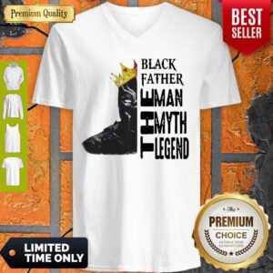 Pretty Black Father Man Myth Legend V-neck