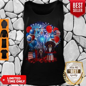 Pretty Independent Dog Dachshund Tank Top