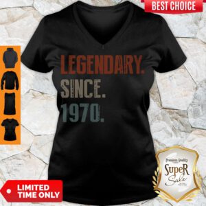 Pretty Legendary Since 1970 V-neck