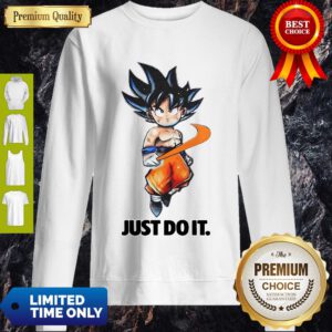 Pretty Nike Songoku Just Do It Dragon Ball Sweatshirt