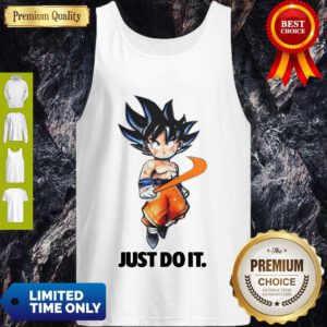 Pretty Nike Songoku Just Do It Dragon Ball Tank Top