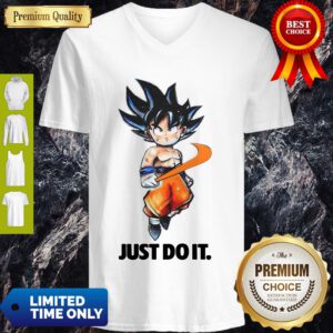 Pretty Nike Songoku Just Do It Dragon Ball V-neck