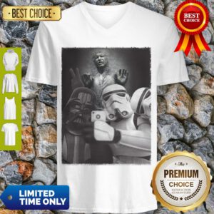 Star Wars Darth Vader And Stormtroopers Selfie Han Solo Frozen Carbonite V-neck