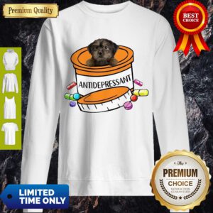 Premium Yorkiepoo Antidepressant Sweatshirt