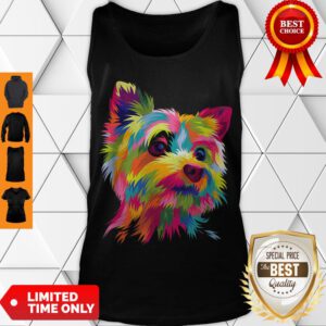 Top Yorkshire Terrier Funny Yorkie Pop Art Popart Dog Gift Tank Top
