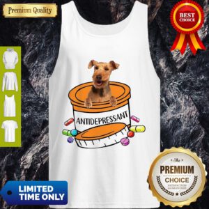Funny Welsh Terrier Antidepressant Tank Top