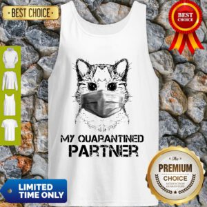 Pretty Raccoon Face Mask My Quarantined Partner Tank Top