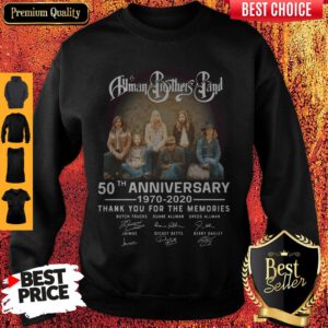 The Human Brothers Band 50th Anniversary Thank You For The Memories Sweatshirt