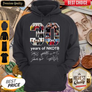 Top 30 Years Of Nkotb Signatures Hoodie