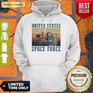 Top Alien United States Space Force Vintage Hoodie
