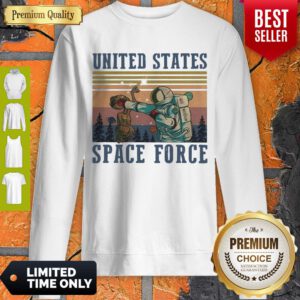 Top Alien United States Space Force Vintage Sweatshirt