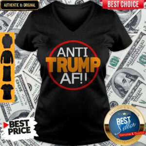 Top Anti Donald Trump Af V-neck