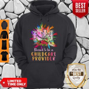 Top Children Blessed To Be A Childcare Provider Hoodie