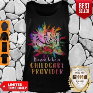 Top Children Blessed To Be A Childcare Provider Tank Top