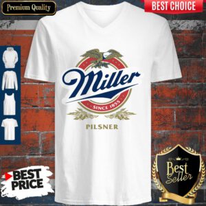 Top Miller Since 1855 Pilsner Eagles Logo V-neck