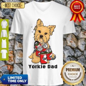 Premium Yorkshire Yorkie Dad Beer Beer V-neck
