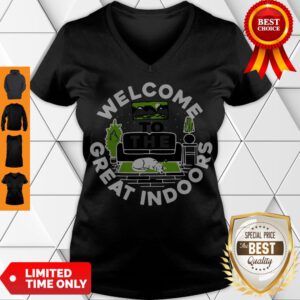 Official Welcome To The Great Indoors V-neck