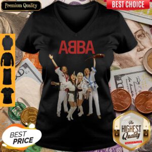 Awesome ABBA Retro V-neck