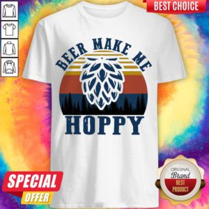 Awesome Beer Make Me Hoppy Vintage Shirt