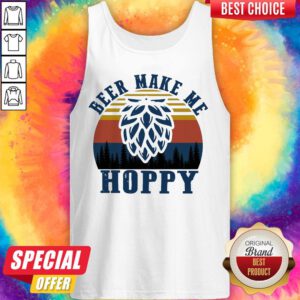 Awesome Beer Make Me Hoppy Vintage Tank Top