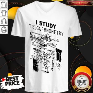 Awesome I Study Triggernometry Front Version V-neck
