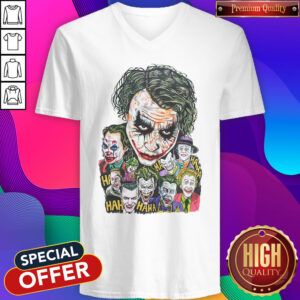 Awesome Joker Face All Season Haha V-neck