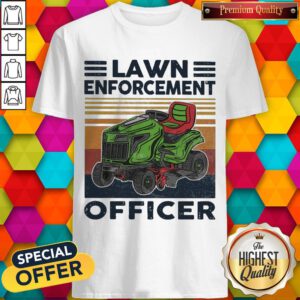 Awesome Lawn Enforcement Officer Vintage Shirt