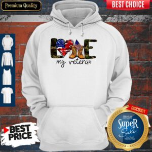Awesome Love My Veteran America Hoodie