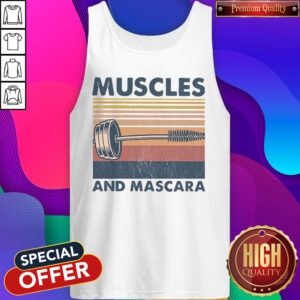 Awesome Muscles And Mascara Vintage Tank Top