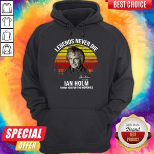Bilbo Baggins Legends Never Die Ian Holm Thank For The Memories Hoodie