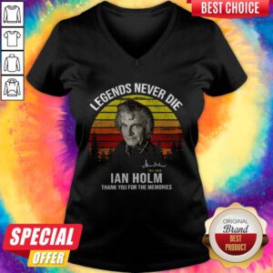 Bilbo Baggins Legends Never Die Ian Holm Thank For The Memories V-neck