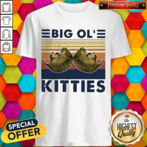Cute Cats Big Ol’ Kitties Vintage Shirt