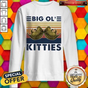 Cute Cats Big Ol’ Kitties Vintage Sweatshirt