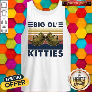Cute Cats Big Ol’ Kitties Vintage Tank Top