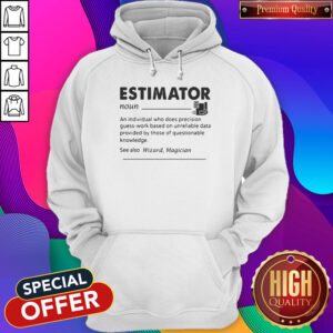 Funny Estimator An Individual Who Does Precision Hoodie