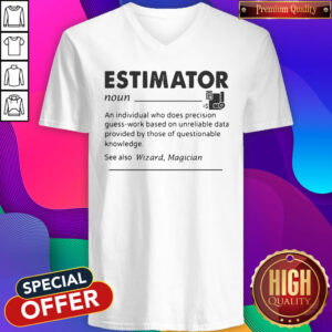 Funny Estimator An Individual Who Does Precision V-neck