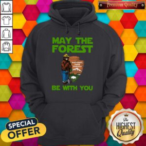 Funny Farmer Bear May The Forest Be With You Hoodie