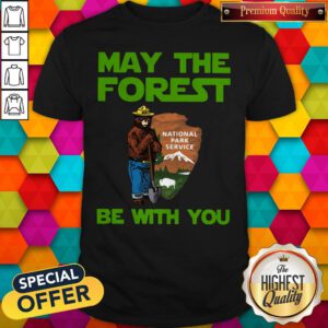 Funny Farmer Bear May The Forest Be With You Shirt