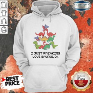 Funny I Just Freaking Love Saurus Ok Hoodie